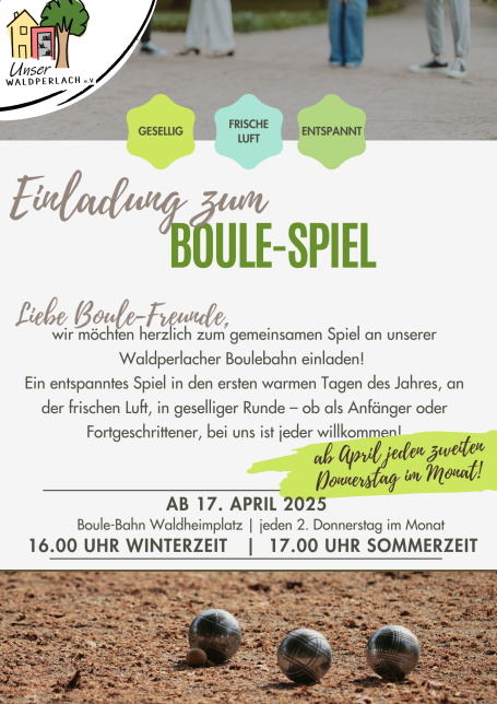 Saisoneröffnung Boulebahn 2025